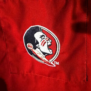 Scrub Dudz Garnet Florida State Seminoles on Pocket Size M Unisex